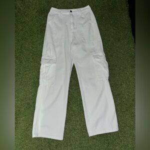 Men's White Cargo Pants